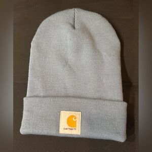 Carhartt Light Gray / Blue Knit Beanie